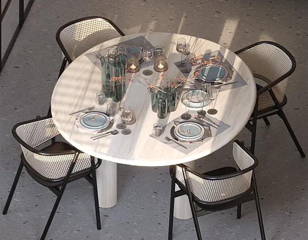 Rattan kitchen