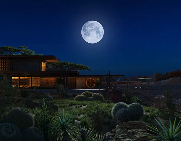 night script of the desert cottage