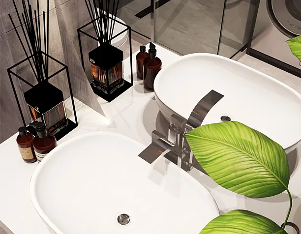 Санузел в стиле LOFT