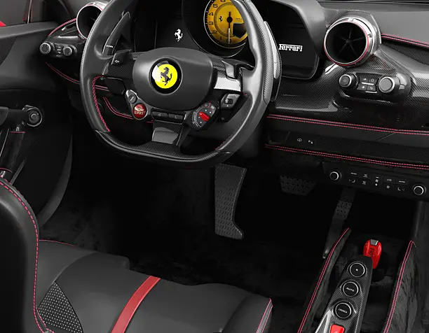 Интерьер Ferrari Tributo F8 2020