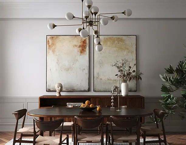 Сozy dining room (сделано по референсу)