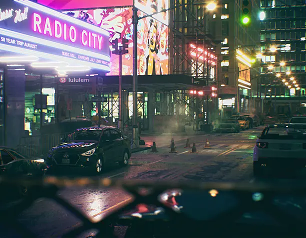 Street on unreal engine 4