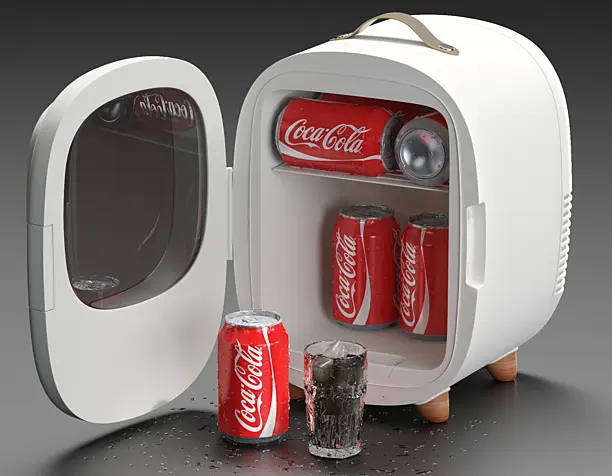 Baseus Mini Fridge with Coca Cola