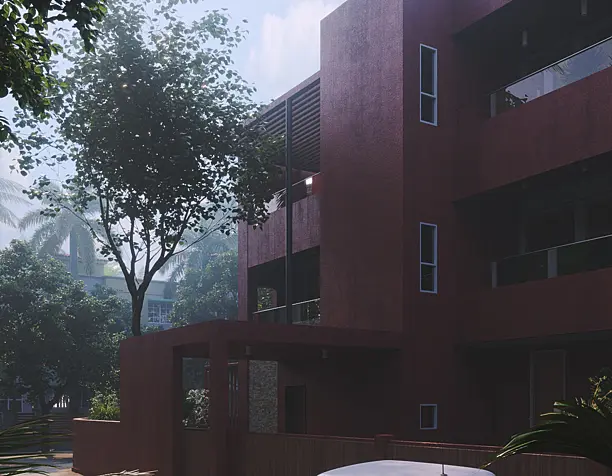 Red Box House (сделано по референсу)