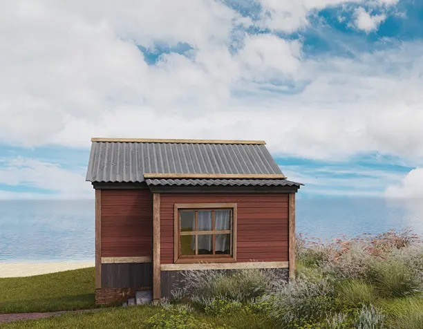 Little house by the sea