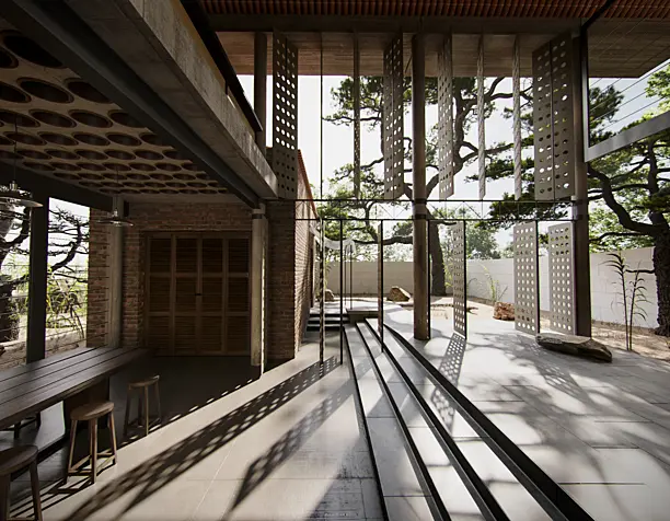 Interior + exterior visualisation