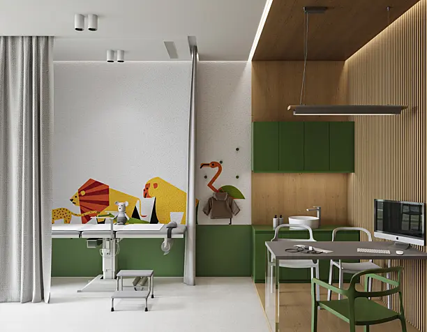 Childrens clinic and playing area