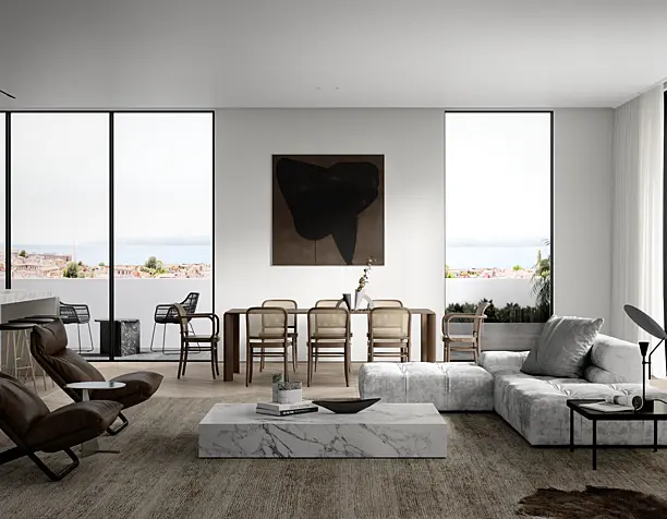 Penthouse living room