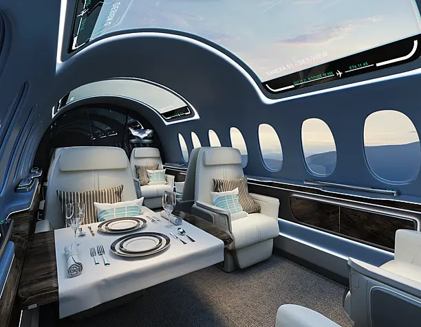 Aerion AS2 Supersonic Private Jet (сделано по референсу)
