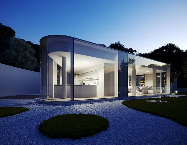 Lake Lugano House, Switzerland (сделано по референсу)