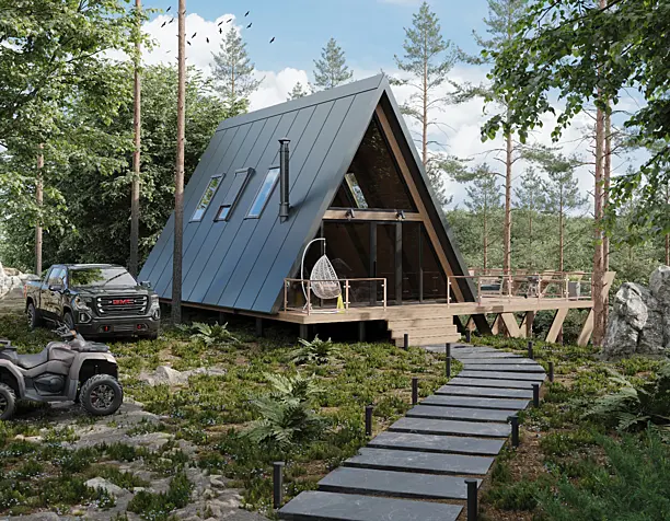 Forest house