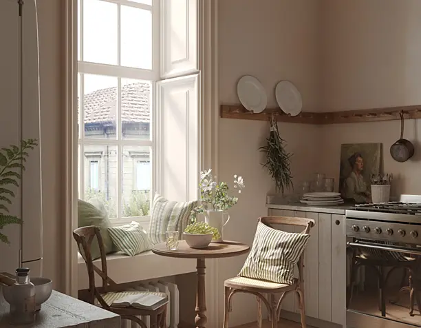 A little kitchen in Edinburgh (сделано по референсу)