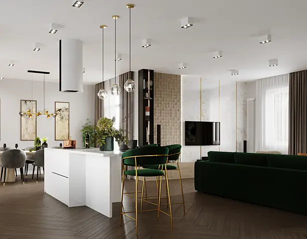 Kitchen Living room