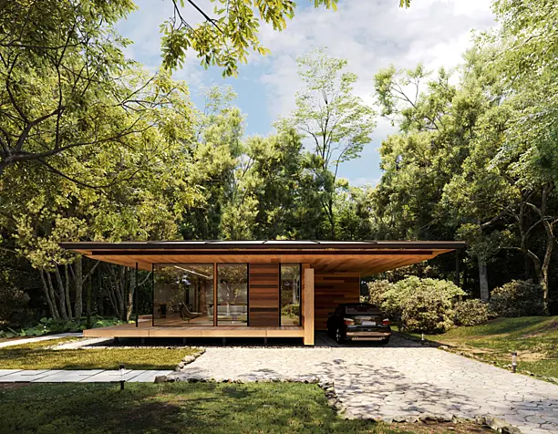 Yokouchi Residence (сделано по референсу)