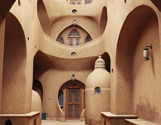 Akhavan House, Kashan Iran(сделано по референсу)