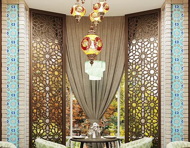 Uzbek modern restaurant design