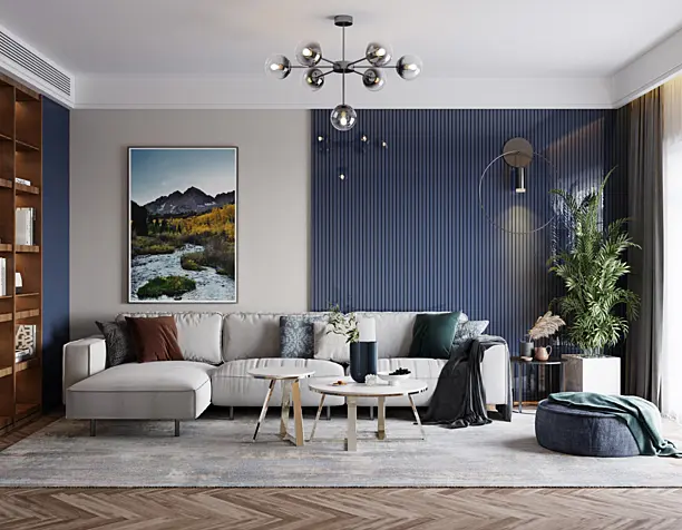 DARK living room