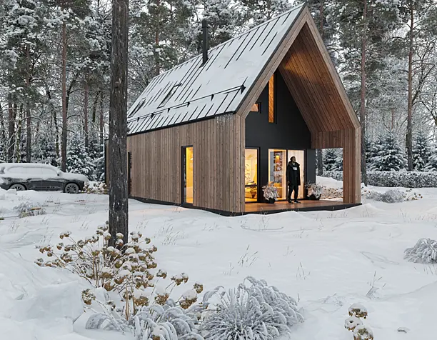Winter home .