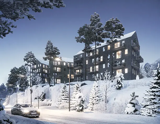 Residence complex. Gothenburg. Sweden.