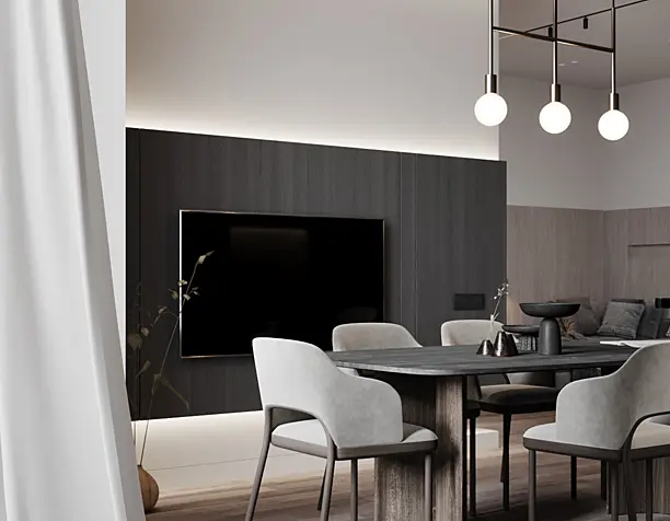 modern living room visualization