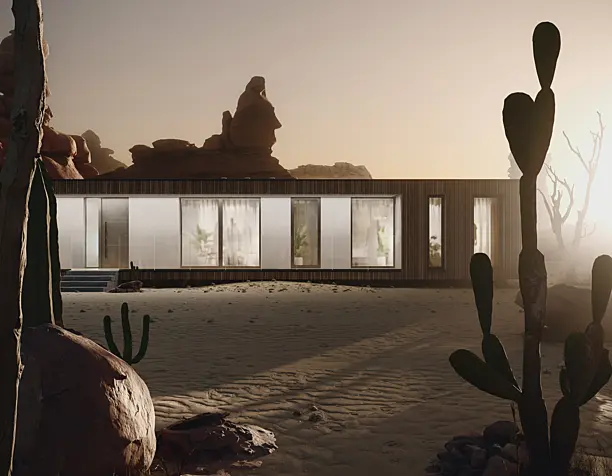 ArchViz  DESERT HOUSE