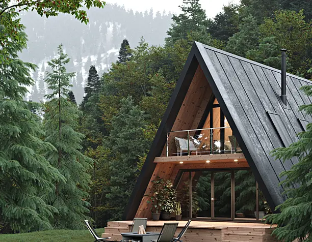 Black and wood