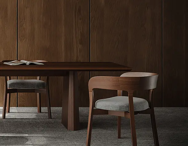 dining table and chairs (сделано по референсу)