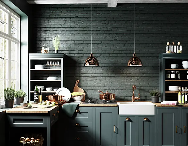 Old kitchen(сделано по референсу)