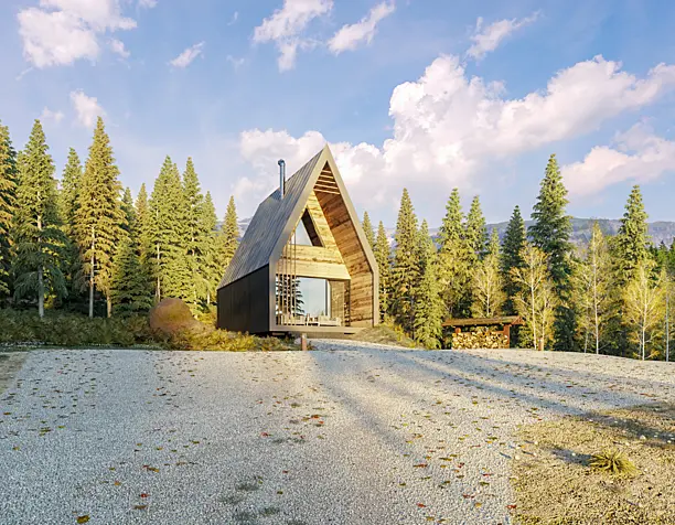ezhouse домик в лесу