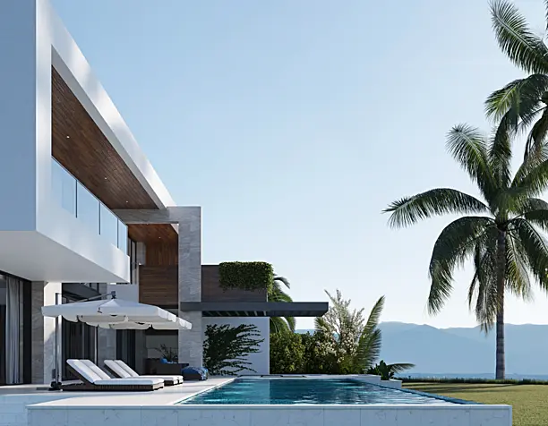 Villa In Florida (сделано по референсу)