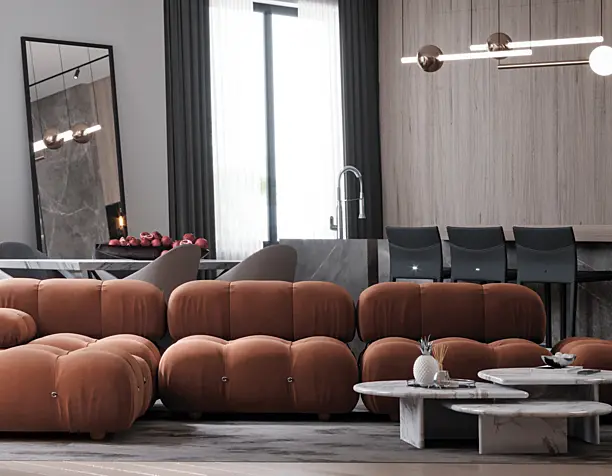 Livingroom design and visualization