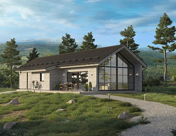 House in mountains