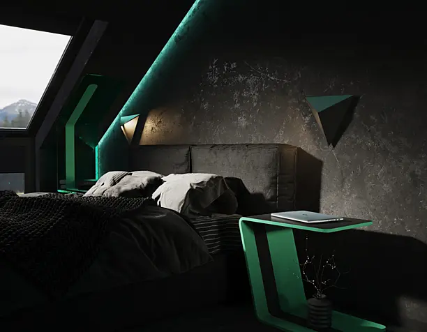 Turquoise Black
