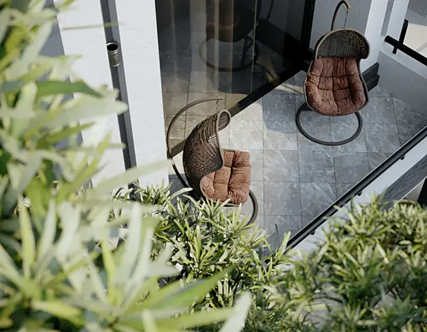 Exterior bokeh
