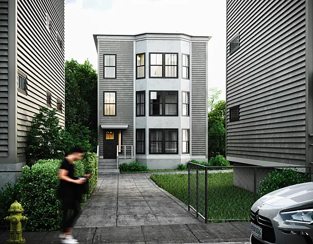 EXTERIOR VISUALIZATION OF BUILDING IN BOSTON