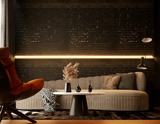Living Room|Kitchen|Loft Style|UE4
