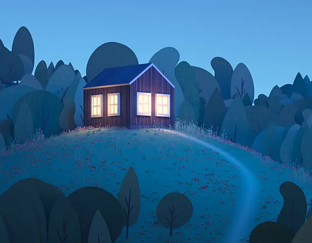Cabin on Hill