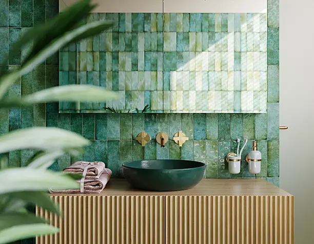 Green Bathroom