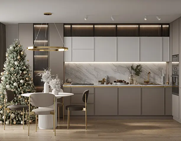 Christmas Day in the kitchen