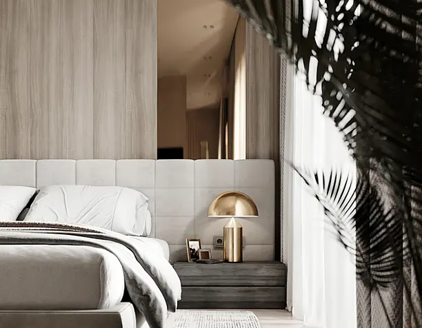 visualization of the bedroom together with DD