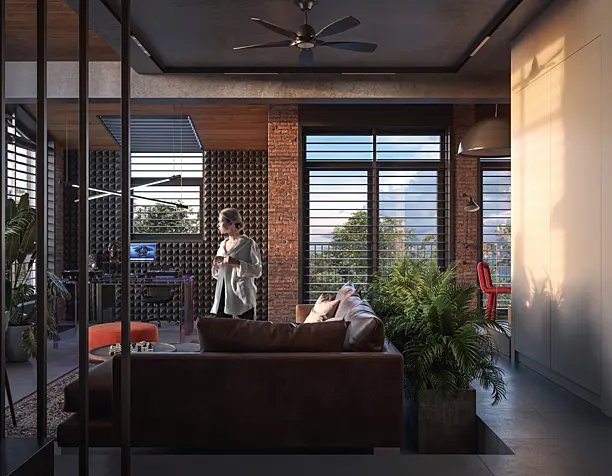 Loft style studio
