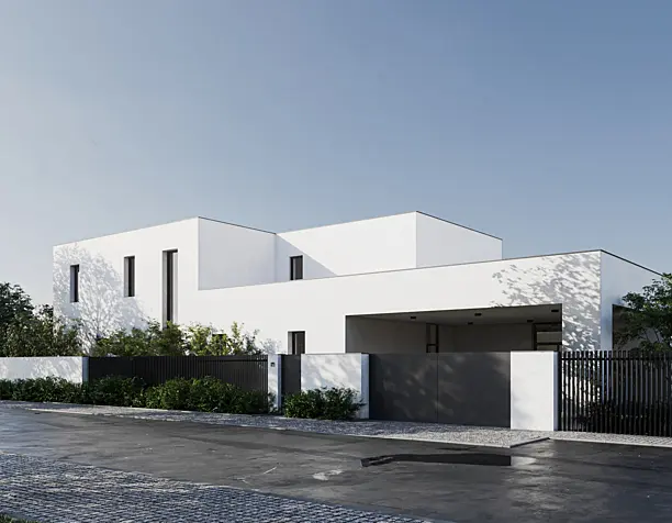Visualization of a private house.