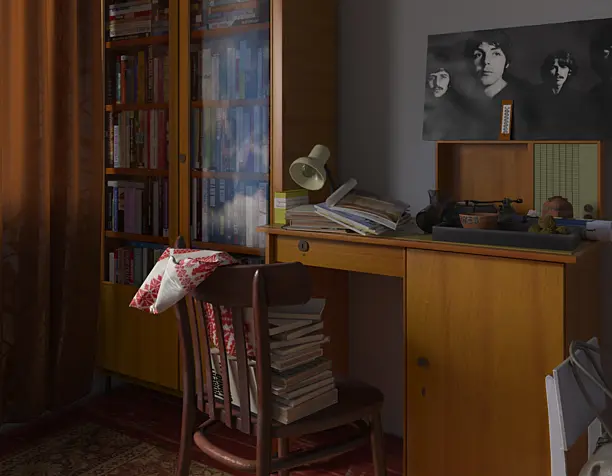 Books and The Beatles (сделано по референсу)