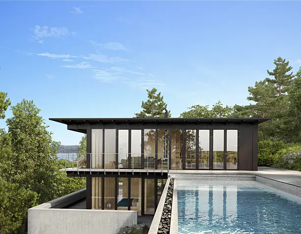 Private Summer House in the Forest (сделано по рефересу)