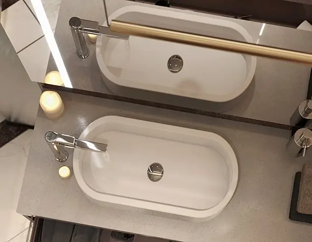 Gold mine bathroom