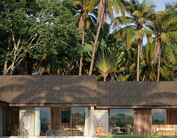 Indonesia villa (сделано по референсу)