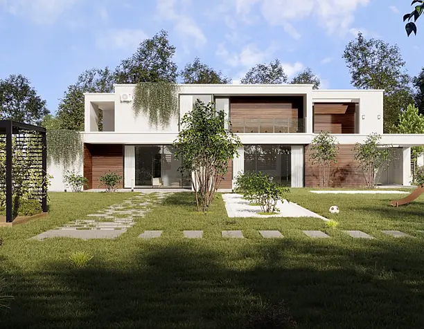 Modern house (сделано по референсу)