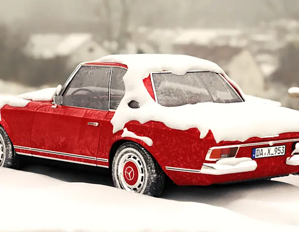 It's snowing!