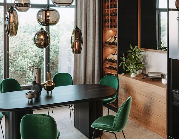 Kitchen | DiningRoom | LivingRoom Neo-Deco Style