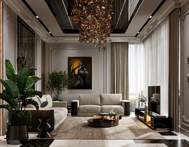 Livingroom design by Adil.